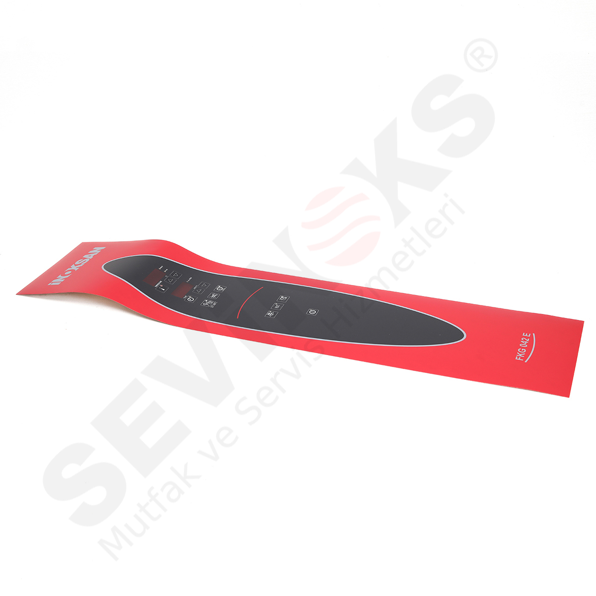 İnoksan FKG042E Fırın Ön Panel Etiketi Yeni Model